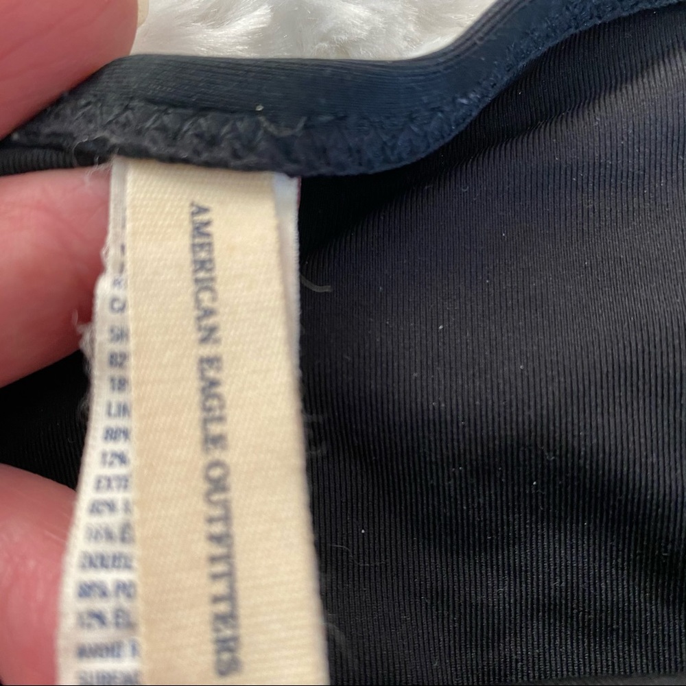 AEO Black High Waisted Bikini Bottom - Picture 3 of 5